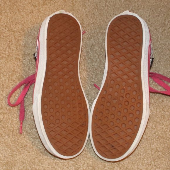 Vans Butterfly Sneakers - Pink Sz Girls 2.0 - Picture 2 of 9